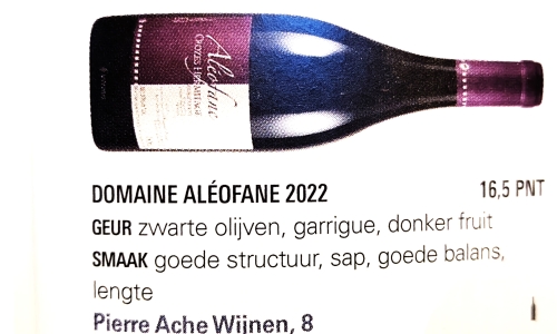 Crozes-Hermitage 2022 in Perswijn met topscore