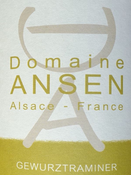 Domaine Ansen Gewürtztraminer 2018