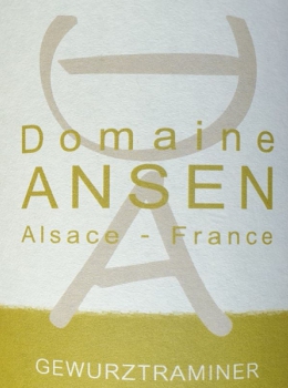 Domaine Ansen Gewürtztraminer 2018