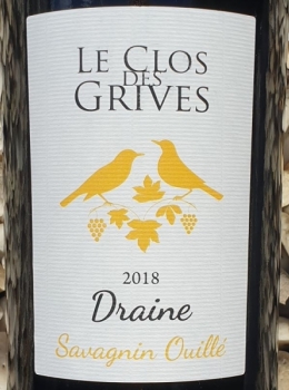 Draine 2018 Savagnin Ouillé