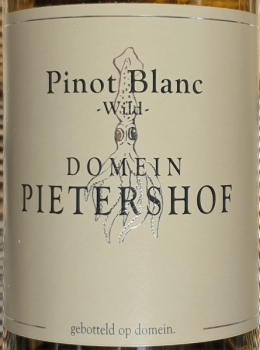 Domein Pietershof Pinot Blanc Wild