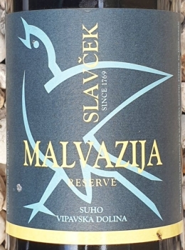 Slavcek Malvasia Reserva 2018